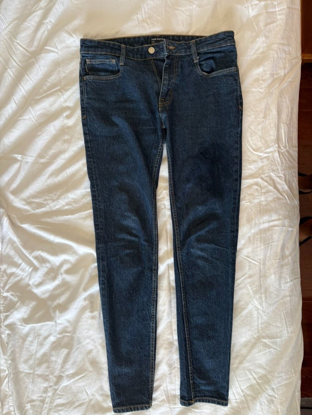 Frank And Oak Men's Dark Indigo Jeans 30x32